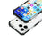 For iPhone 17 Pro Max Case Compatible with MagSafe Reinforced Corners TPU + Acrylic + TPE Phone Cover - Clear + Black - 7