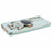 For Samsung Galaxy S23 FE Case Electroplating Soft TPU Phone Cover Astronaut Hidden Kickstand - Cyan - 6