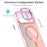 For iPhone 18 Pro Max / 17 Pro Max Case Compatible with MagSafe Color Changing TPU Phone Back Cover - Black - 5