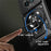 For Realme 14 Pro+ 5G Magnetic Case Rotating Kickstand TPU + PC Phone Cover - Black - 2