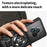 For Realme 14 Pro+ 5G Magnetic Case Rotating Kickstand TPU + PC Phone Cover - Black - 4