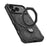 For iPhone 18 Pro / 17 Pro Magnetic Case Rotating Metal Kickstand Shockproof PC + TPU Phone Back Cover - Black - 5