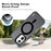 IMAK For iPhone 17 Case Compatible with MagSafe Candy Color Anti Drop TPU + PET Back Cover - Black - 3