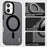 IMAK For iPhone 17 Case Compatible with MagSafe Candy Color Anti Drop TPU + PET Back Cover - Black - 4