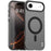 IMAK For iPhone Air Case Compatible with MagSafe Candy Color Anti Drop TPU + PET Back Cover - Black - 1
