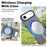 IMAK For iPhone Air Case Compatible with MagSafe Candy Color Anti Drop TPU + PET Back Cover - Black - 2