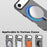 IMAK For iPhone Air Case Compatible with MagSafe Candy Color Anti Drop TPU + PET Back Cover - Black - 5