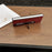 For Samsung Galaxy Z Fold7 5G Case Kickstand Leather Coated PC Folding Phone Cover - Red - 3