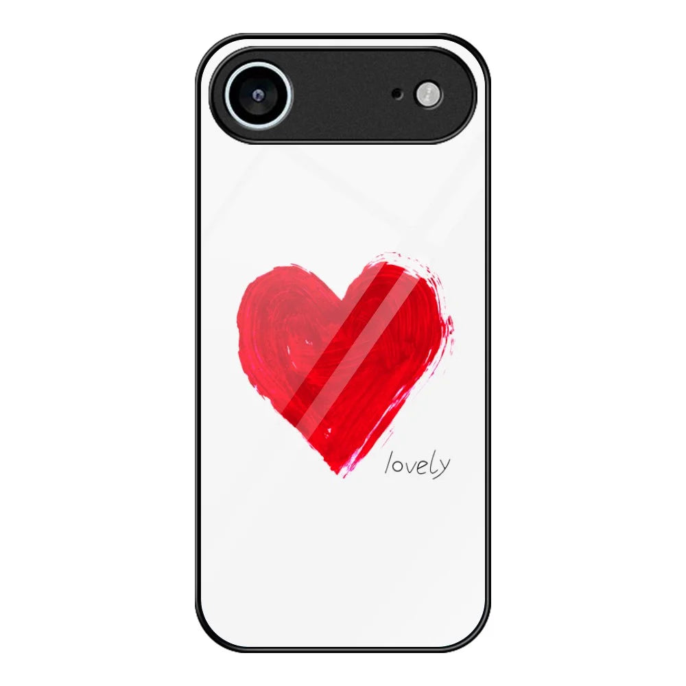 For iPhone Air Case Tempered Glass + PC + TPU Phone Protector Pattern Printing - Lovely - 1