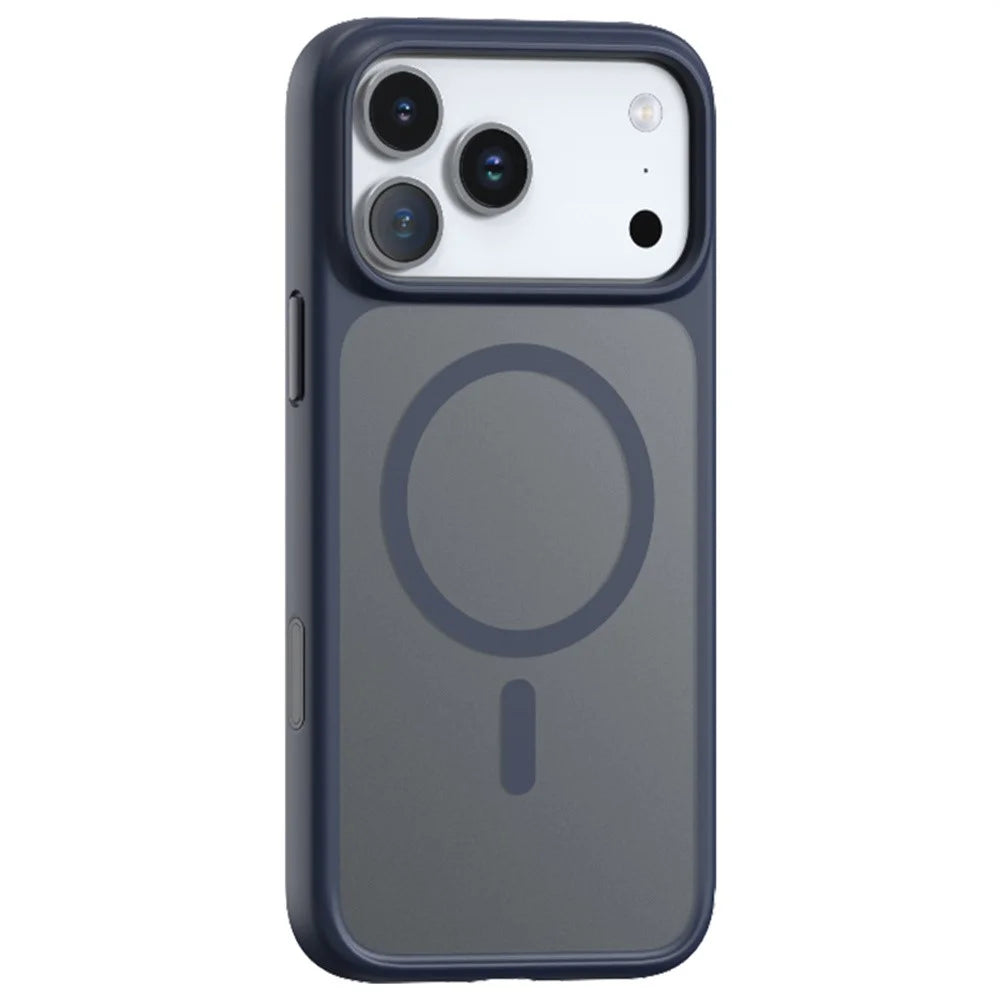 TORRAS Guardian-Mag Series For iPhone 17 Pro Max Case Magnetic Matte PC + TPU Phone Cover - Dark Blue - 1