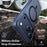 TORRAS Guardian-Mag Series For iPhone 17 Pro Max Case Magnetic Matte PC + TPU Phone Cover - Dark Blue - 4