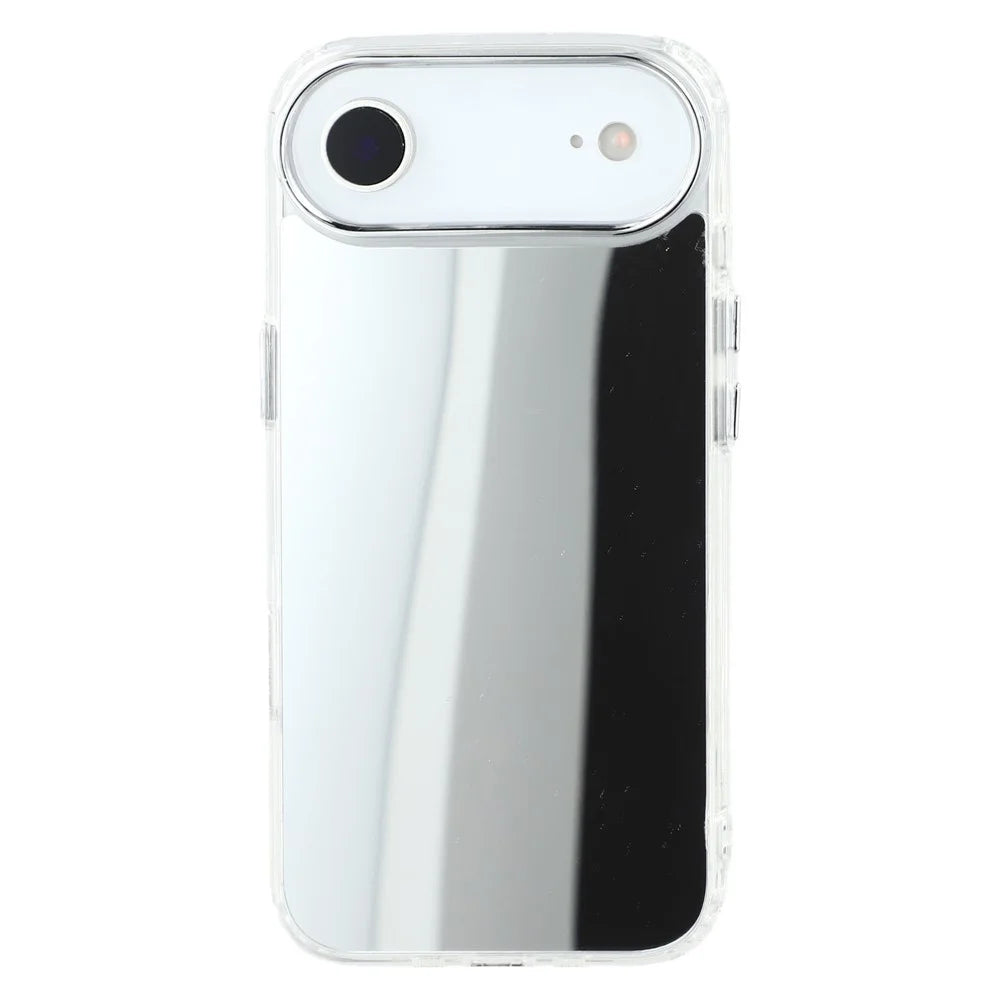 For iPhone Air Case Electroplating Mirror Design Shockproof TPU + Acrylic Phone Cover - 1