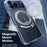 TORRAS Ostand O3 Fitness Series For iPhone 17 Pro Max Case Compatible with MagSafe TPU PC Kickstand Phone Cover - Transparent - 4