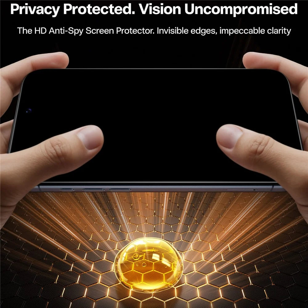 TORRAS Glassgo For iPhone 17 Pro Max Anti Spy Screen Protector Tempered Glass Private Film with Auto-Align Frame - 6