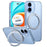 TORRAS Ostand O1 Guardian Series For iPhone 17 Magnetic Case Rotating Kickstand TPU + PC Phone Cover - Transparent - 1