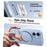TORRAS Ostand O1 Guardian Series For iPhone 17 Magnetic Case Rotating Kickstand TPU + PC Phone Cover - Transparent - 6