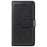 For Samsung Galaxy S25 FE Leather Case with 10 Card Holder Phone Cover Stand - Black - 5