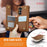 CASEME For Samsung Galaxy Z Fold7 5G Case with RFID Blocking 5 Card Slots  C22 Leather Back Cover - Brown - 6