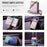 CASEME For Samsung Galaxy Z Flip7 5G Case with RFID Blocking 5 Card Slots  C22 Leather Back Cover - Pink - 2