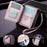 CASEME For Samsung Galaxy Z Flip7 5G Case with RFID Blocking 5 Card Slots  C22 Leather Back Cover - Pink - 7