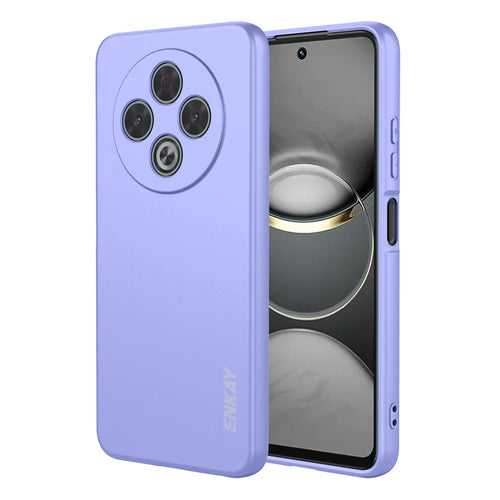 ENKAY HAT PRINCE For TECNO Spark 30 4G Silicone Case   Straight Edge Cell Phone Back Cover - Purple - 1