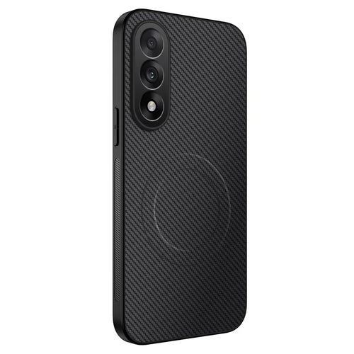 WANLONFENG For OnePlus Ace 5 Ultra 5G / OnePlus Nord 5 5G Magnetic Case  TQ Series Carbon Fiber Texture PC TPU Phone Cover - Black - 1