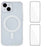 WANLONFENG For iPhone 15 Clear Case  LM1 Series Compatible with MagSafe with 2Pcs Screen Films (Big Lens Hole) - Transparent - 1