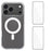WANLONFENG For iPhone 17 Pro Max Clear Case  LM1 Series Compatible with MagSafe with 2Pcs Screen Films (Big Lens Hole) - Transparent - 1