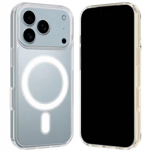 WANLONFENG For iPhone 17 Pro Max Clear Case  LM1 Series Compatible with MagSafe with 2Pcs Screen Films (Big Lens Hole) - Transparent - 2
