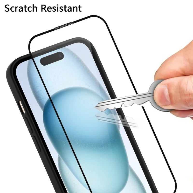WANLONFENG For iPhone 17 Pro Clear Case  LM1 Series Compatible with MagSafe with 2Pcs Screen Films (Big Lens Hole) - Transparent - 6