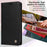 YIKATU For iPhone Air Wallet Case  YK-006 Magnetic Closure Leather Phone Cover Litchi Texture - Black - 3