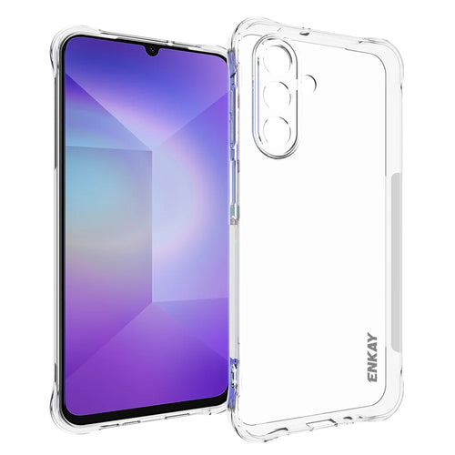 ENKAY HAT PRINCE For Samsung Galaxy A17 5G / A17 4G / A26 5G / A16 5G / A16 4G Clear Phone Case   Shockproof Anti-slip TPU Cover - Transparent - 1