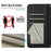 For iPhone 18 Pro / 17 Pro Wallet Case RFID Blocking Calf Texture Leather Stand Phone Cover with Strap - Black - 4