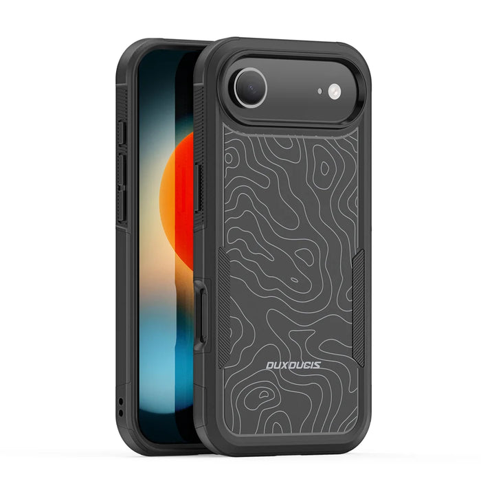 DUX DUCIS For iPhone Air Magnetic Case  SHLD Series 10FT Drop Protection PC + TPU Phone Cover - Contour?Pattern - 1