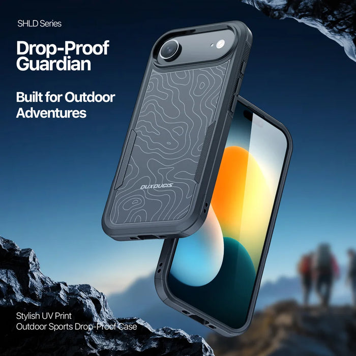 DUX DUCIS For iPhone Air Magnetic Case  SHLD Series 10FT Drop Protection PC + TPU Phone Cover - Contour?Pattern - 3
