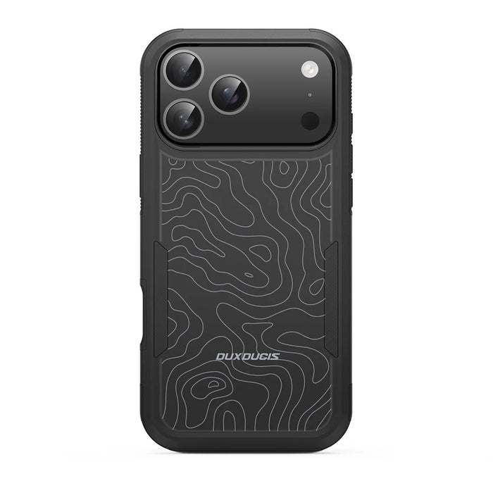 DUX DUCIS For iPhone 17 Pro Magnetic Case  SHLD Series 10FT Drop Protection PC + TPU Phone Cover - Contour?Pattern - 2