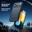 DUX DUCIS For iPhone 17 Pro Magnetic Case  SHLD Series 10FT Drop Protection PC + TPU Phone Cover - Contour?Pattern - 3