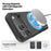DUX DUCIS For iPhone 17 Pro Magnetic Case  SHLD Series 10FT Drop Protection PC + TPU Phone Cover - Contour?Pattern - 6