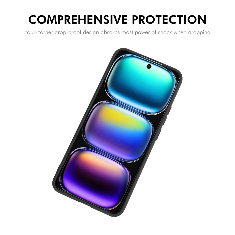 ENKAY HAT PRINCE For Infinix Zero 40 4G Silicone Case   Straight Edge Cell Phone Back Cover - Purple - 2