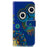 For Sony Xperia 1 VII Case Pattern Leather Wallet Phone Cover with Strap - Blue Owl - 3