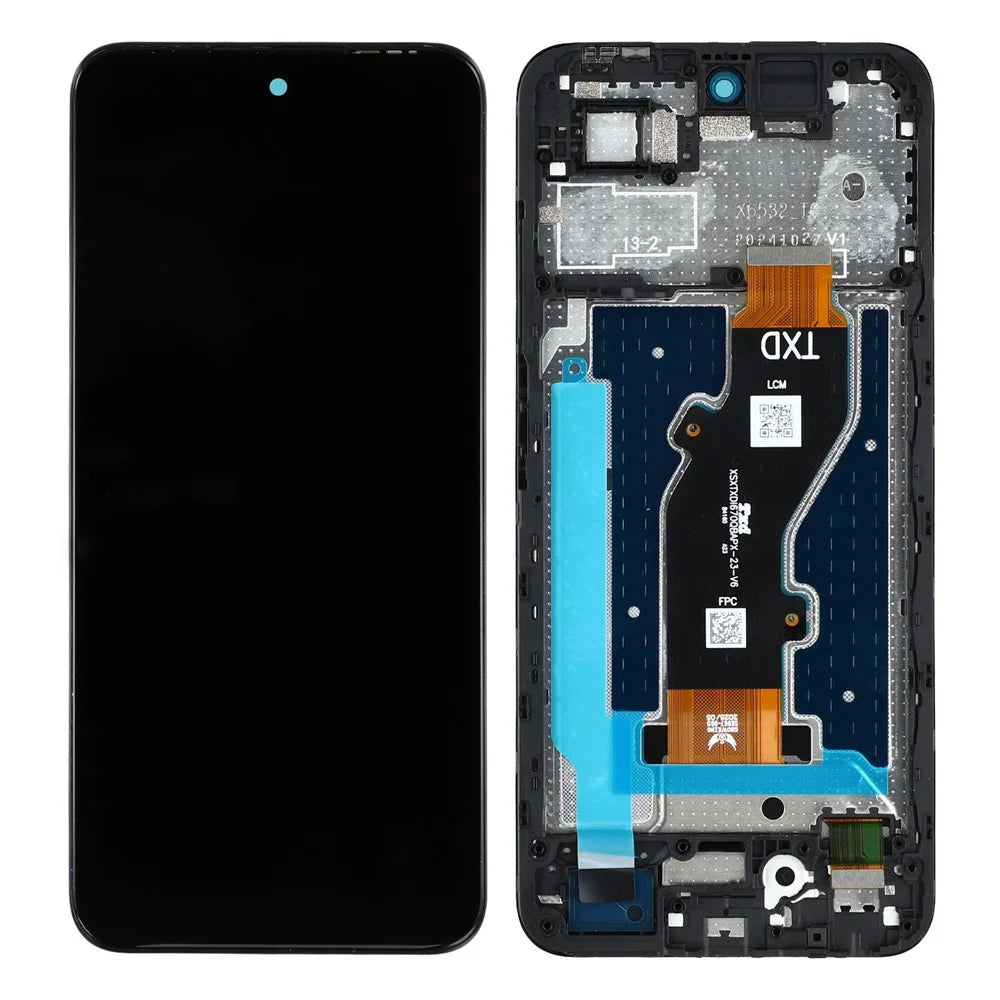 For Infinix Smart 9 4G Grade C LCD Screen and Digitizer Assembly + Frame (Without Logo) - 1