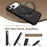 TORRAS Ostand Q3 Silicone Series For iPhone 17 Pro Case Kickstand Liquid Silicone + PC Phone Cover Compatible with MagSafe - Black - 5