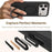 TORRAS Ostand Q3 Silicone Series For iPhone 17 Pro Case Kickstand Liquid Silicone + PC Phone Cover Compatible with MagSafe - Black - 6