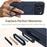 TORRAS Ostand Q3 Silicone Series For iPhone 17 Pro Max Case Magnetic Ring Kickstand Liquid Silicone + PC Phone Cover - Midnight Blue - 6