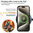 For iPhone 15 Pro Case Magnetic Kickstand PU Leather Coated PC + TPU Phone Cover - Black - 7