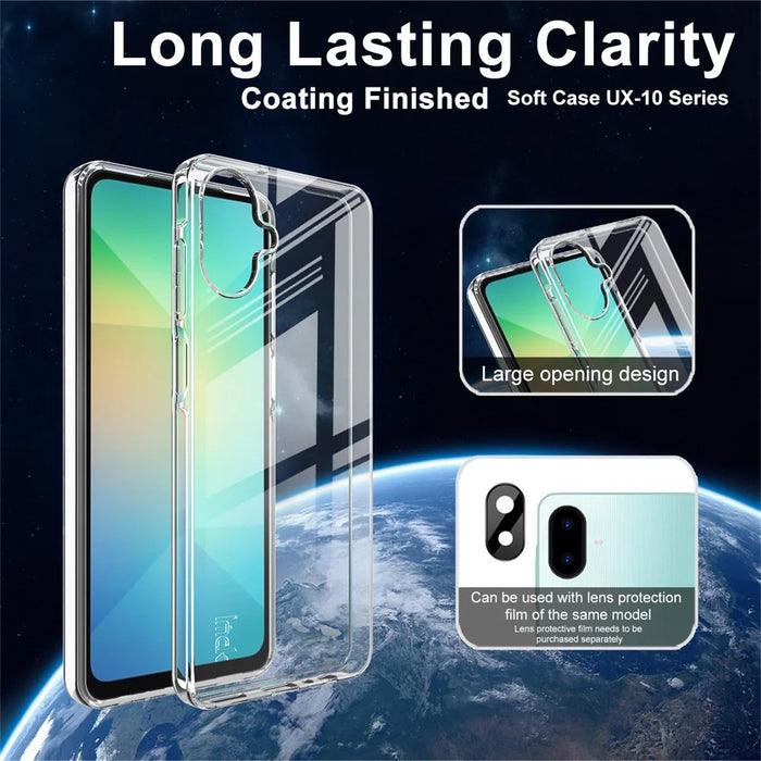 IMAK UX-10 Series For Samsung Galaxy A07 4G Clear Phone Case Soft TPU Mobile Back Cover - 3