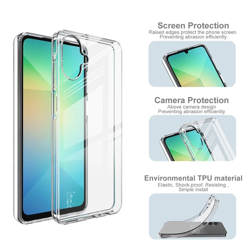 IMAK UX-10 Series For Samsung Galaxy A07 4G Clear Phone Case Soft TPU Mobile Back Cover - 5