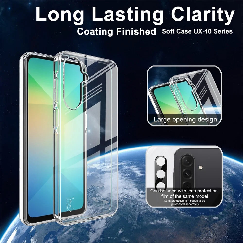 IMAK UX-10 Series For Samsung Galaxy A17 5G / A17 4G Clear Phone Case Soft TPU Mobile Back Cover - 3