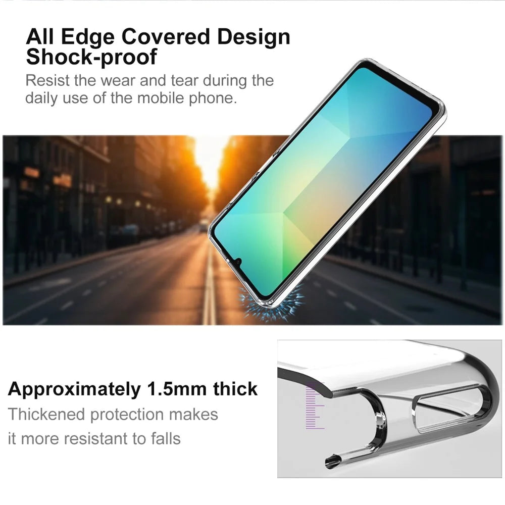 IMAK UX-10 Series For Samsung Galaxy A17 5G / A17 4G Clear Phone Case Soft TPU Mobile Back Cover - 4