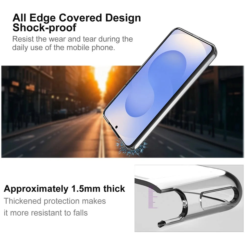 IMAK UX-10 Series For Samsung Galaxy S25 Clear Phone Case Soft TPU Mobile Back Cover - 4